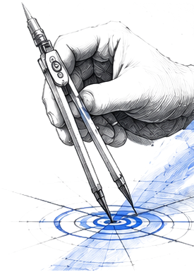 Marketing growth path illustration