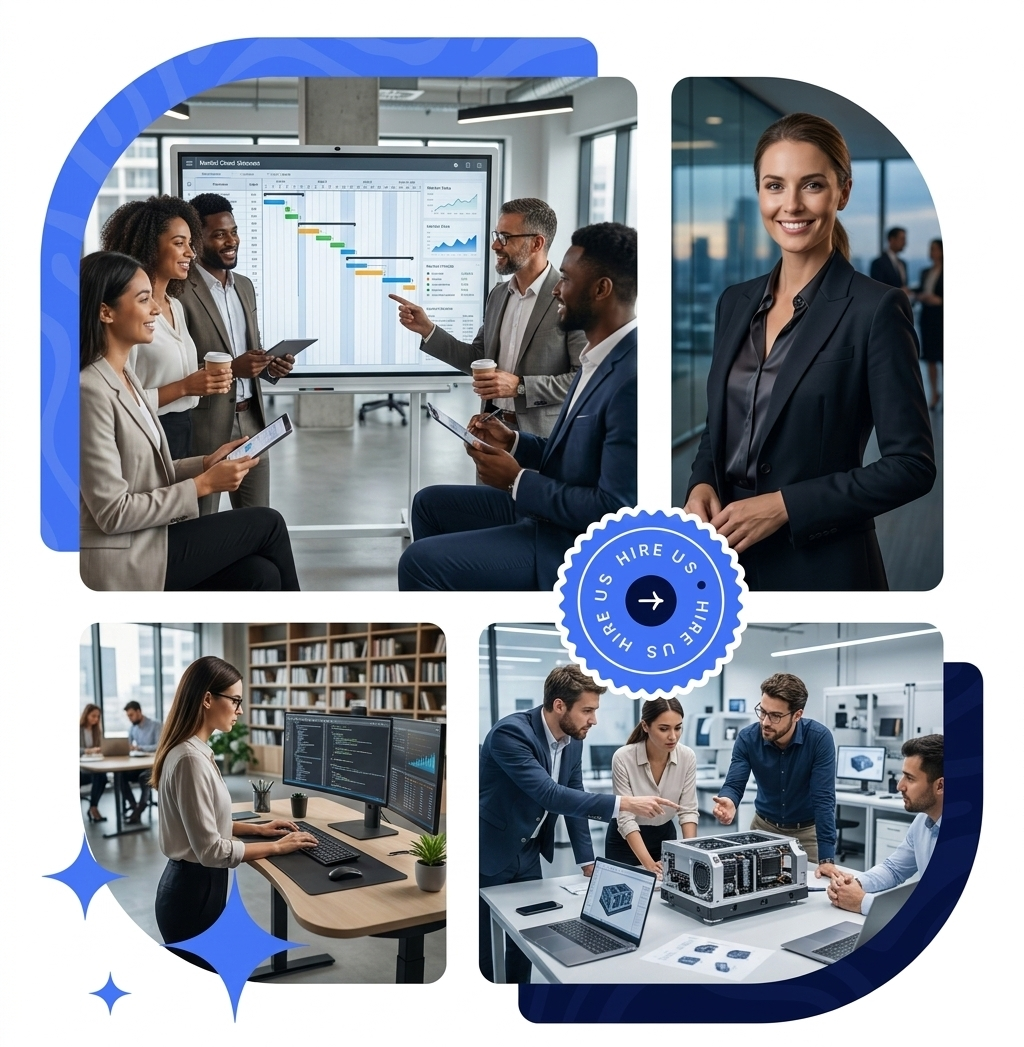 Laptop with analytics dashboards