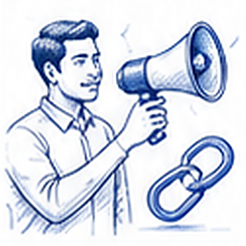 Off-page SEO illustration