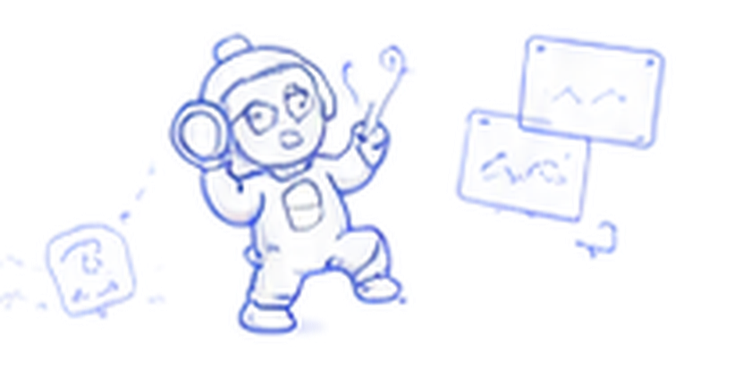 Astronaut designer illustration